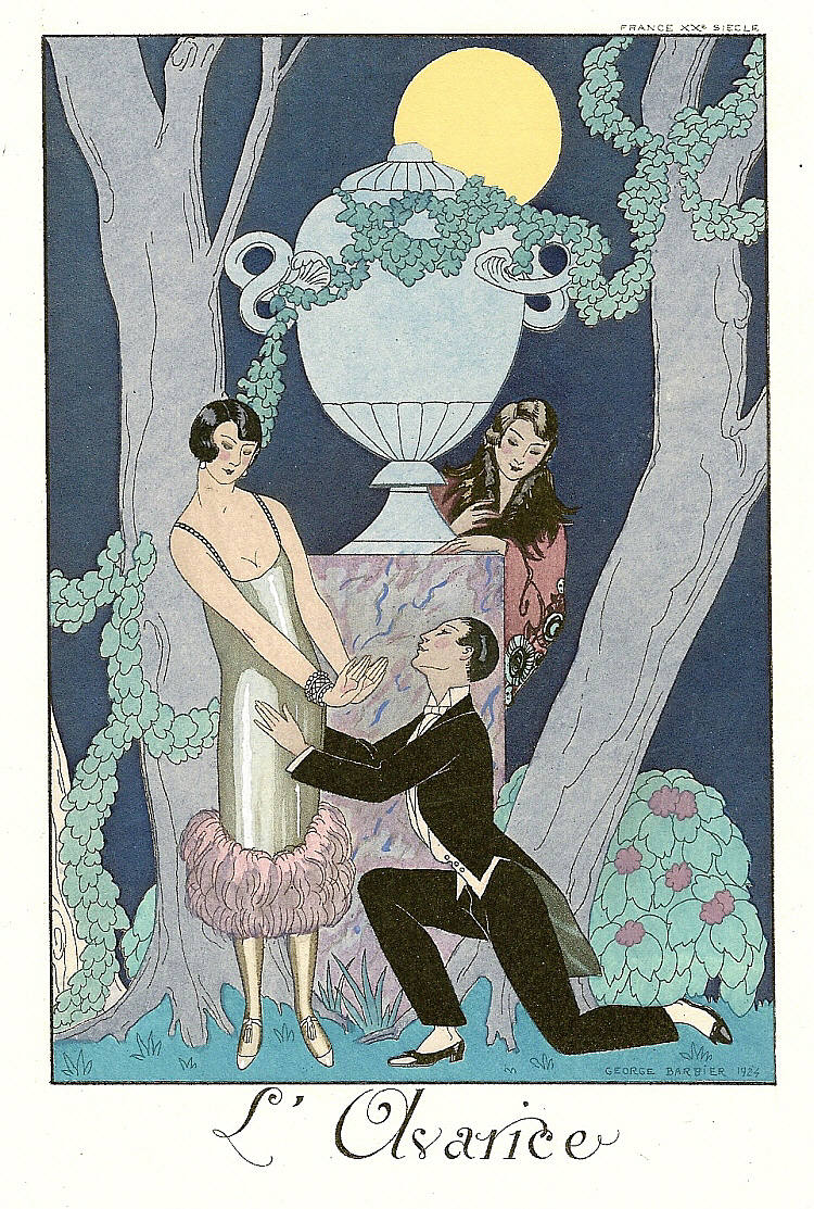 L'avarice by Georges Barbier